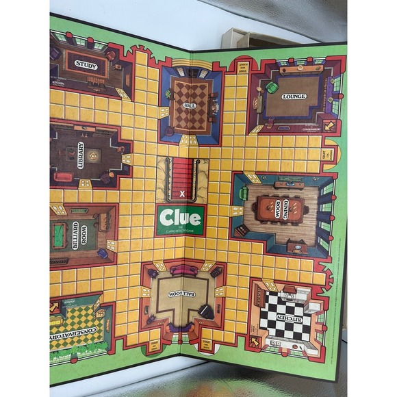 Vintage Clue Classic Detective Game Parker Brothers 1986 100% Complete - Picture 3 of 4